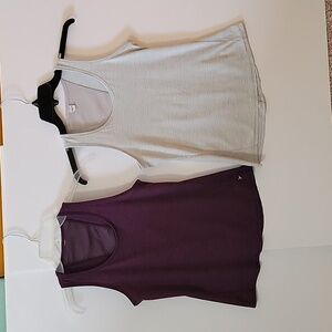 OLD NAVY Active Women's Purple and Gray Tank Tops, Size S